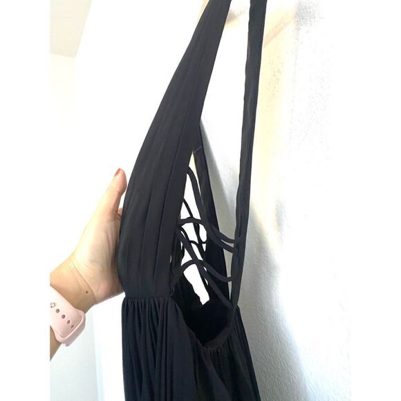 Fame and Partners Plunge Allegra Dress Black size US2 - Picture 10 of 13